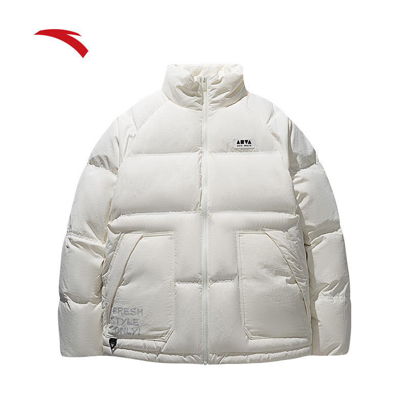 安踏滑板文化男女同款羽绒服冬季立领保暖休闲百搭外套172448902