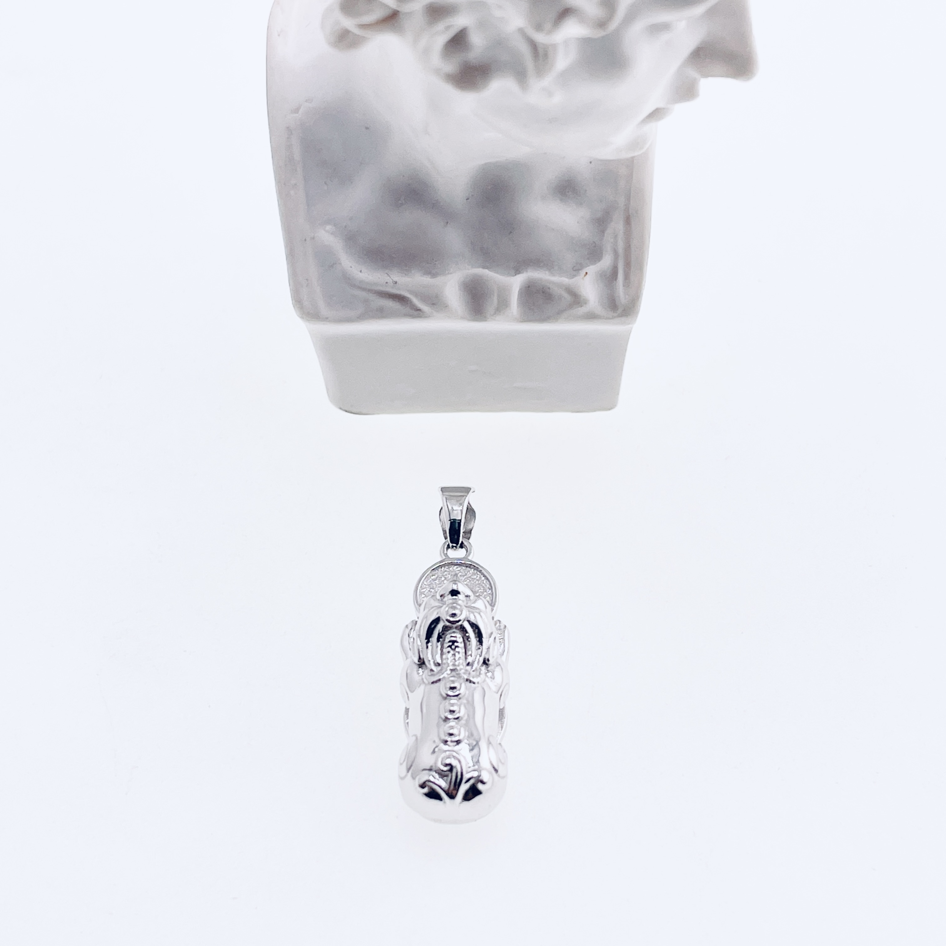 铂金Pt950金钱貔貅吊坠（大、小）