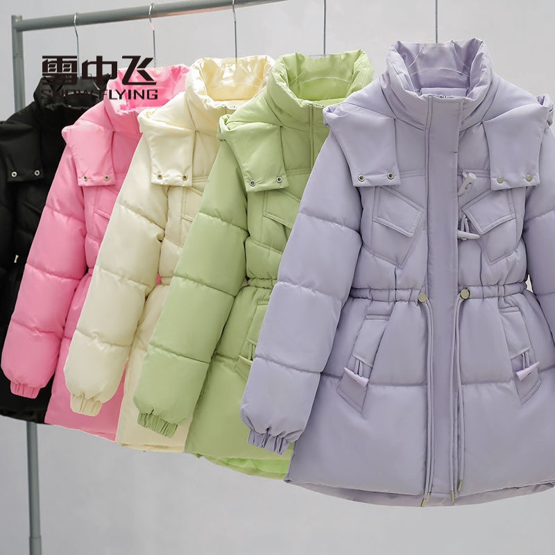 雪中飞羽绒服女中长款2024新款冬季爆款羽绒服服韩版时尚宽松洋气