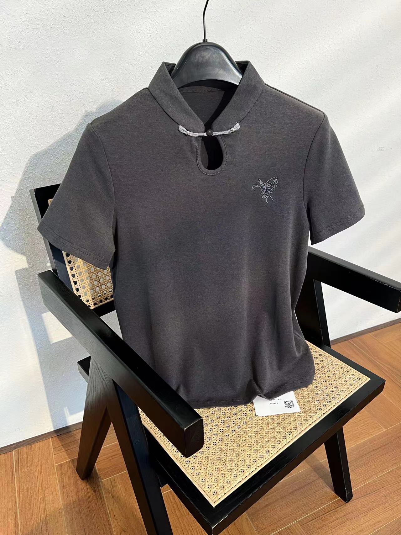 -【109】小众设计休闲上衣 备注编码