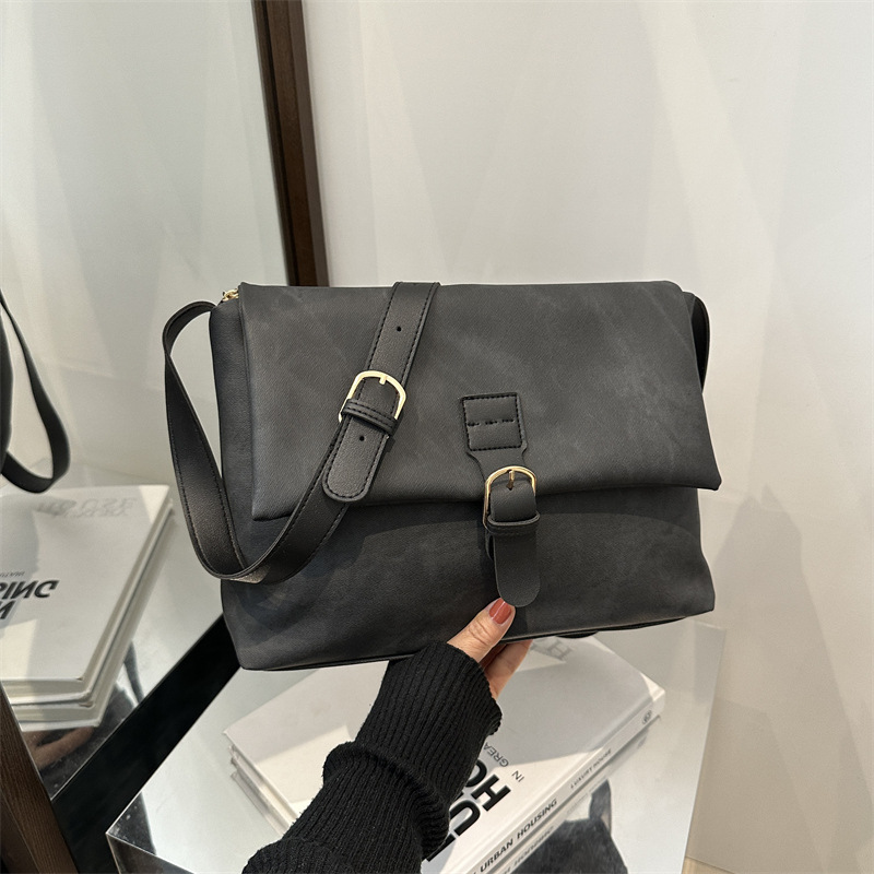 女士复古百搭ins单肩包包女2024春季新款洋气斜挎包通勤小方包女