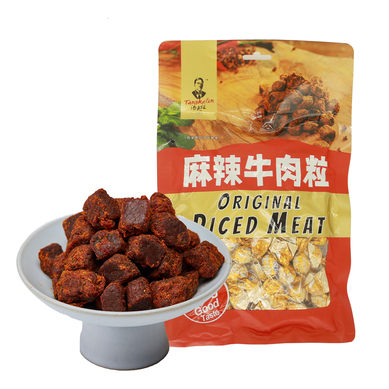 汤克林汤克林牌牛肉干 牛肉粒 整肉原切 贵州特产