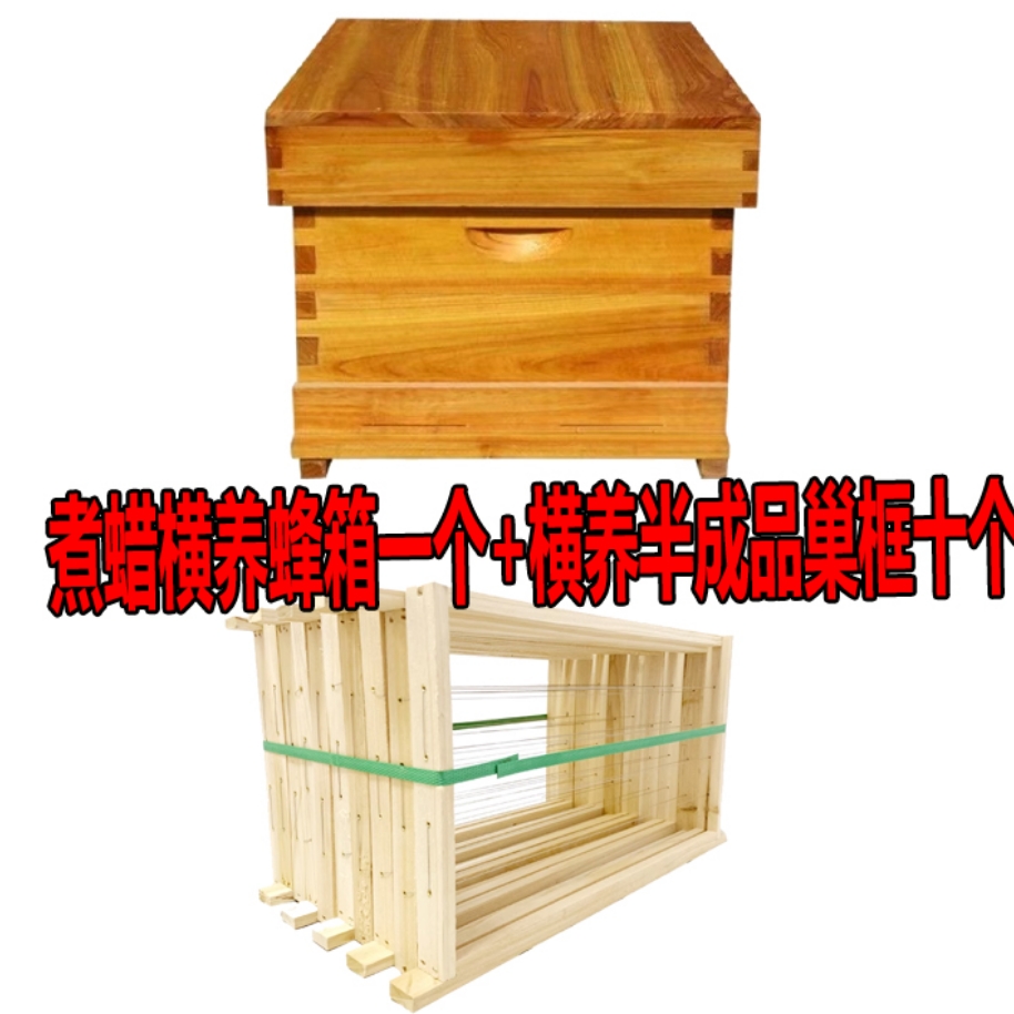 横养箱一个，带10个半成品巢框