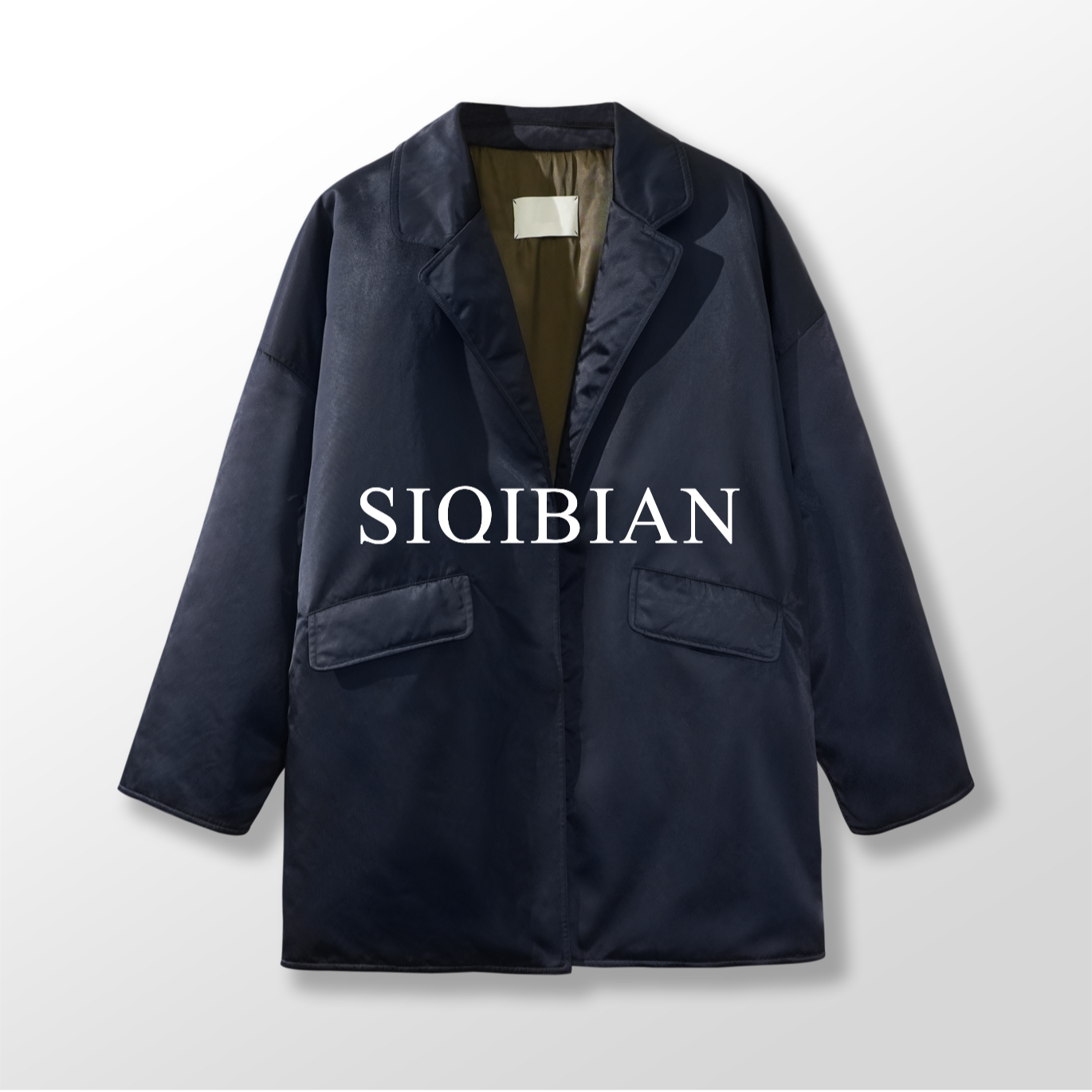  SIQIBIAN ｜25SS秋季新品休闲百搭极简廓形挺阔棉外套-SQ-WT061