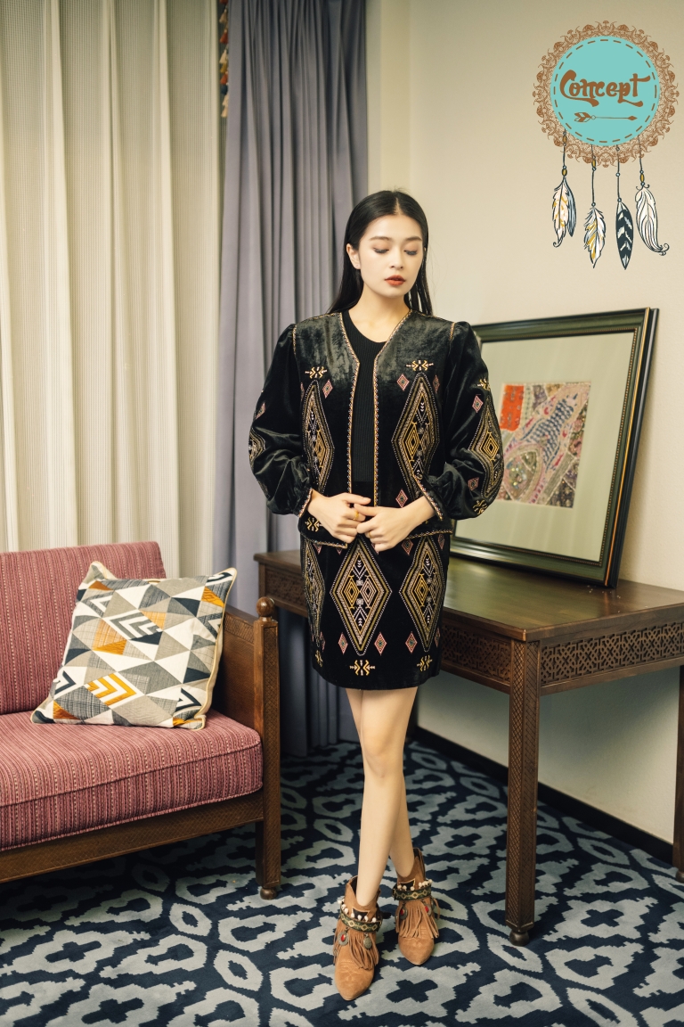 Concept限量款重工刺绣套装