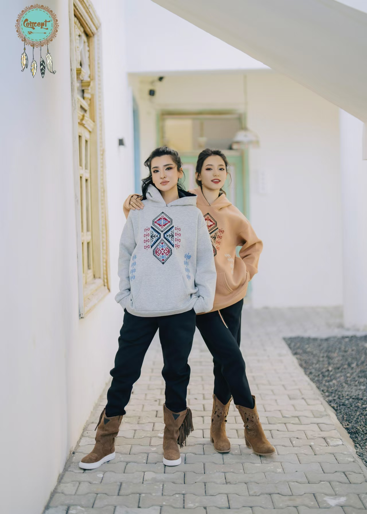 Concept限量款重工刺绣套装（4色）