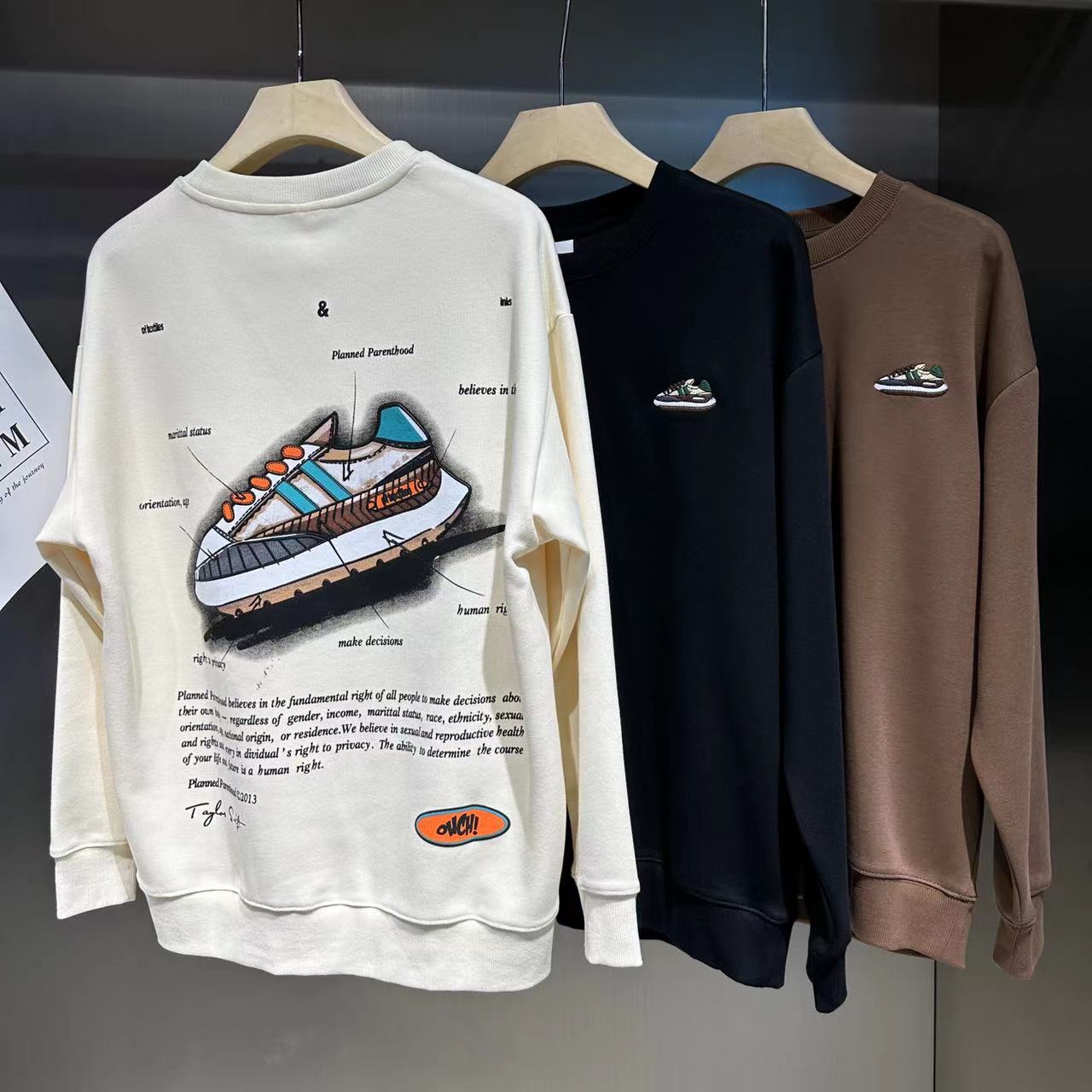 新款设计师款休闲百搭长袖卫衣88*7921