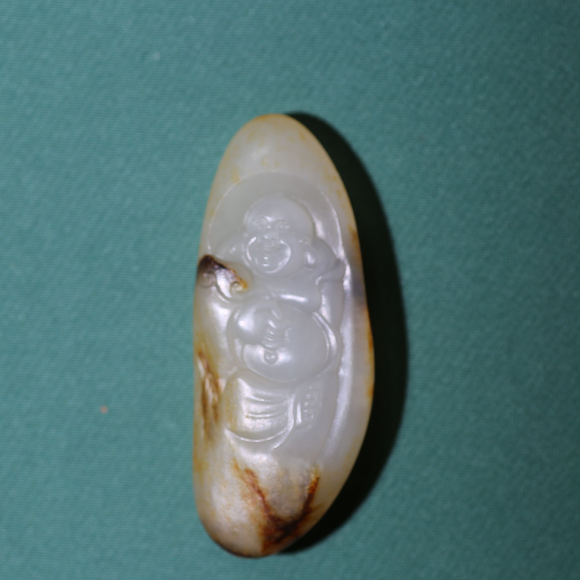 弥勒佛吊坠.新疆和田玉籽料