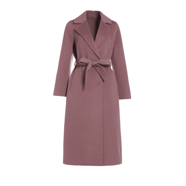 L·W/画而诗春季新款时尚舒适柔软长款翻领气质大衣女外套LBC90212