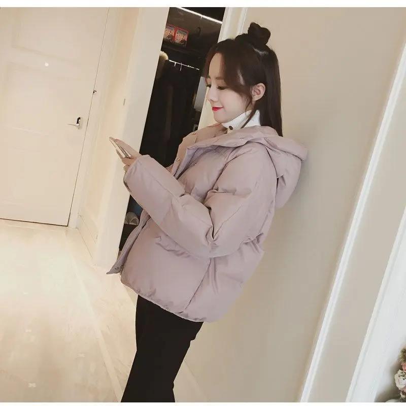 波司澄新款衣女冬短款韩版小袄加厚宽松时尚潮流学生面包服羽绒服