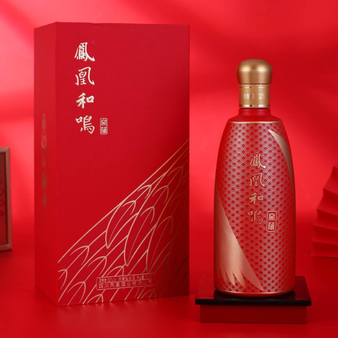 凤凰和鸣浓香型白酒凤凰和鸣窖藏四川凤凰酒业经典52度500ml