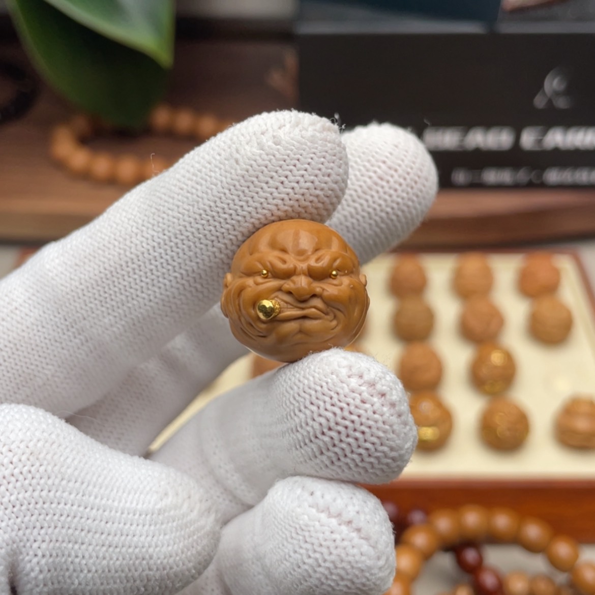 【闪购商品】猴头核桃吊坠神**灵