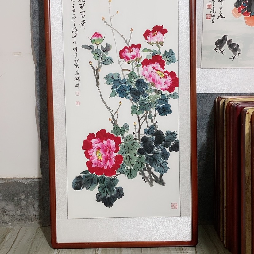 【闪购商品】绘画书画作品带框125×65厘米