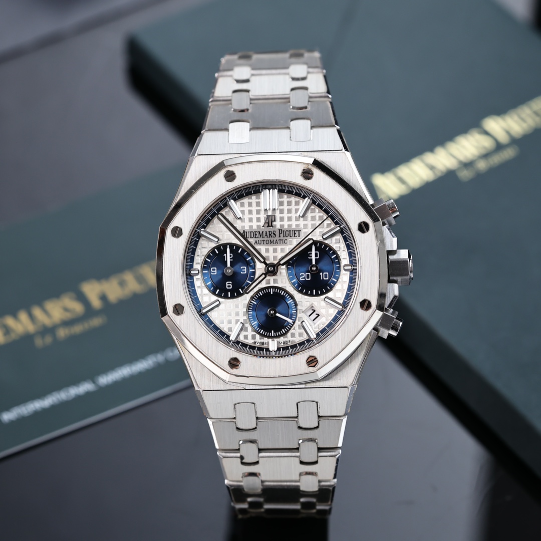 95新  爱彼皇家橡树系列26315st腕表 蓝眼钢王 2022年3月保卡