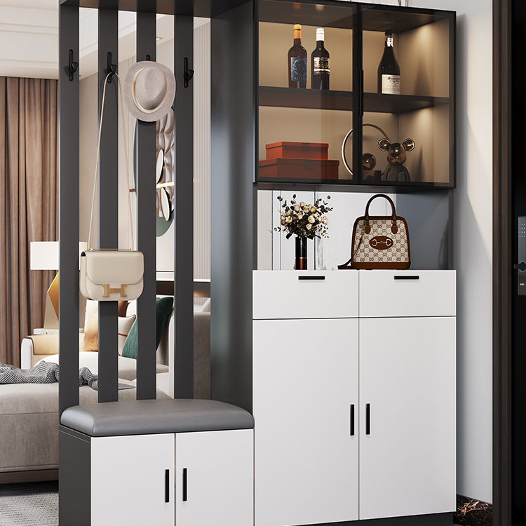 玄关柜鞋柜一体现代简约入户靠墙客厅隔断屏风门厅柜2024新款酒柜