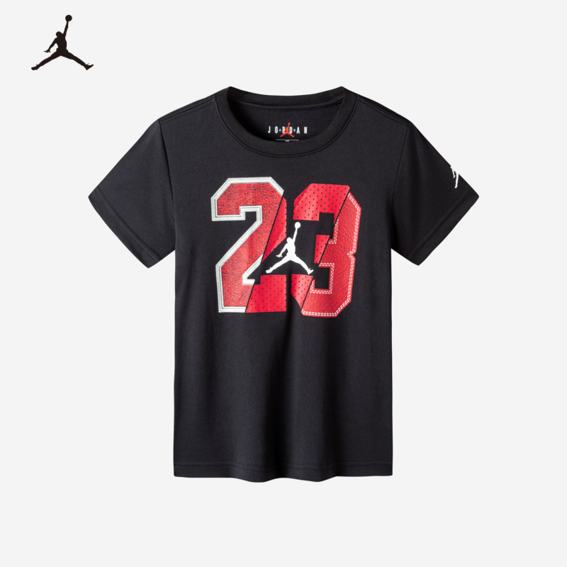 [官方旗舰] AirJordan夏季休闲运动童装男童短袖亲肤舒适T恤B675