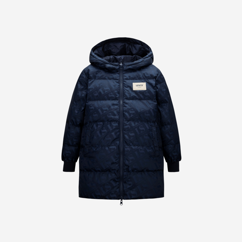【官方旗舰】Levi's李维斯童装羽绒服冬季大童中长款羽绒服M420