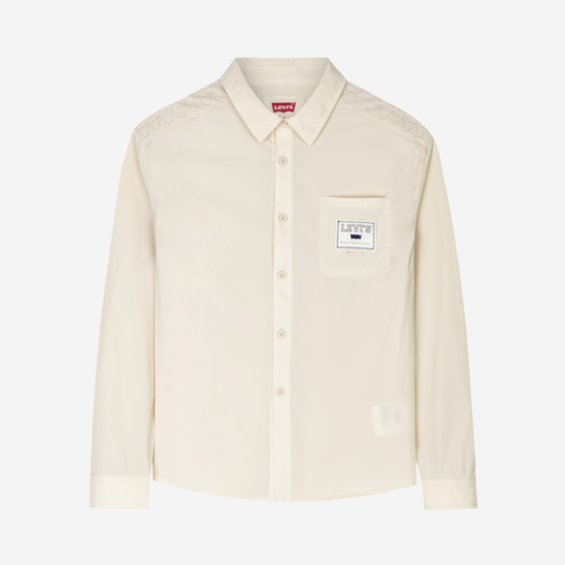 【官方旗舰】Levi's李维斯夏季休闲时尚男童衬衫简约百搭衬衫K656