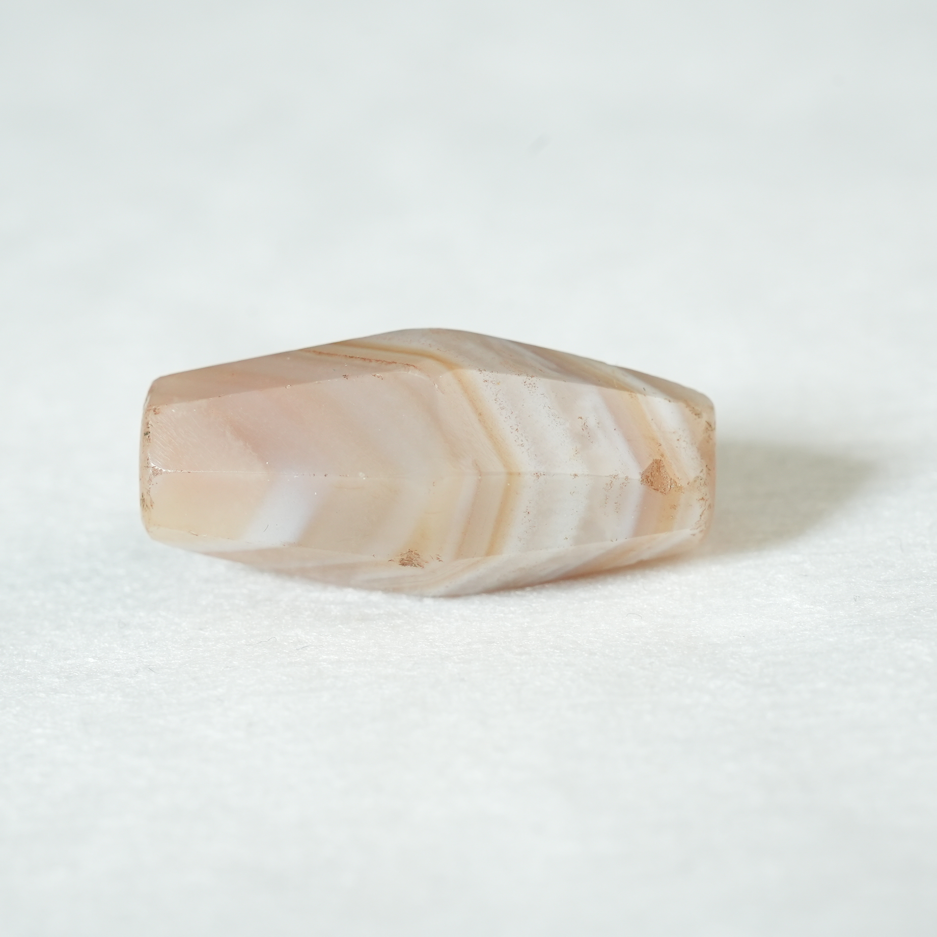 明早期多棱玛瑙珠【古珠精选】BAA230331386