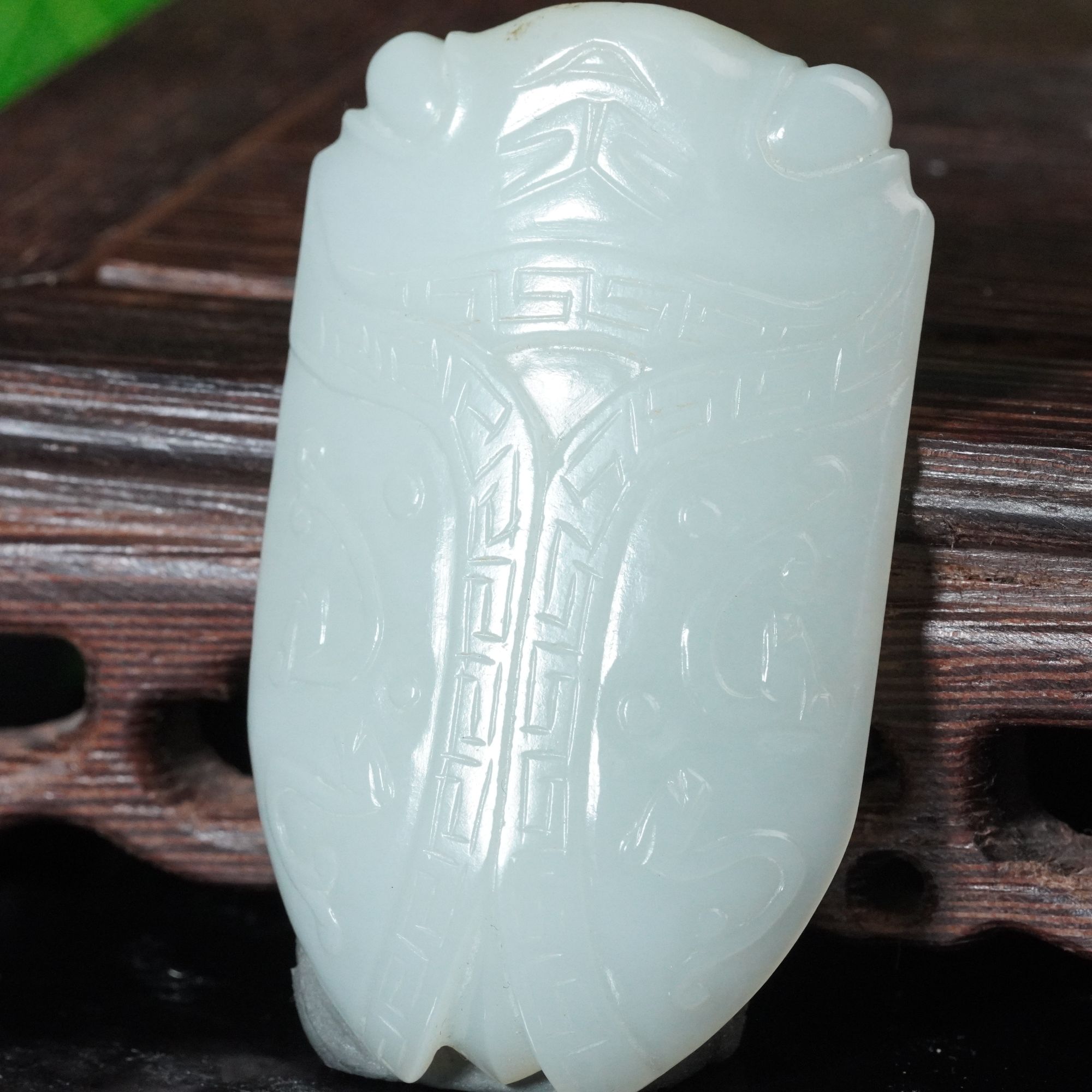 清代和田玉一鸣惊人佩【华豫之门】BCHNXSB15240821015