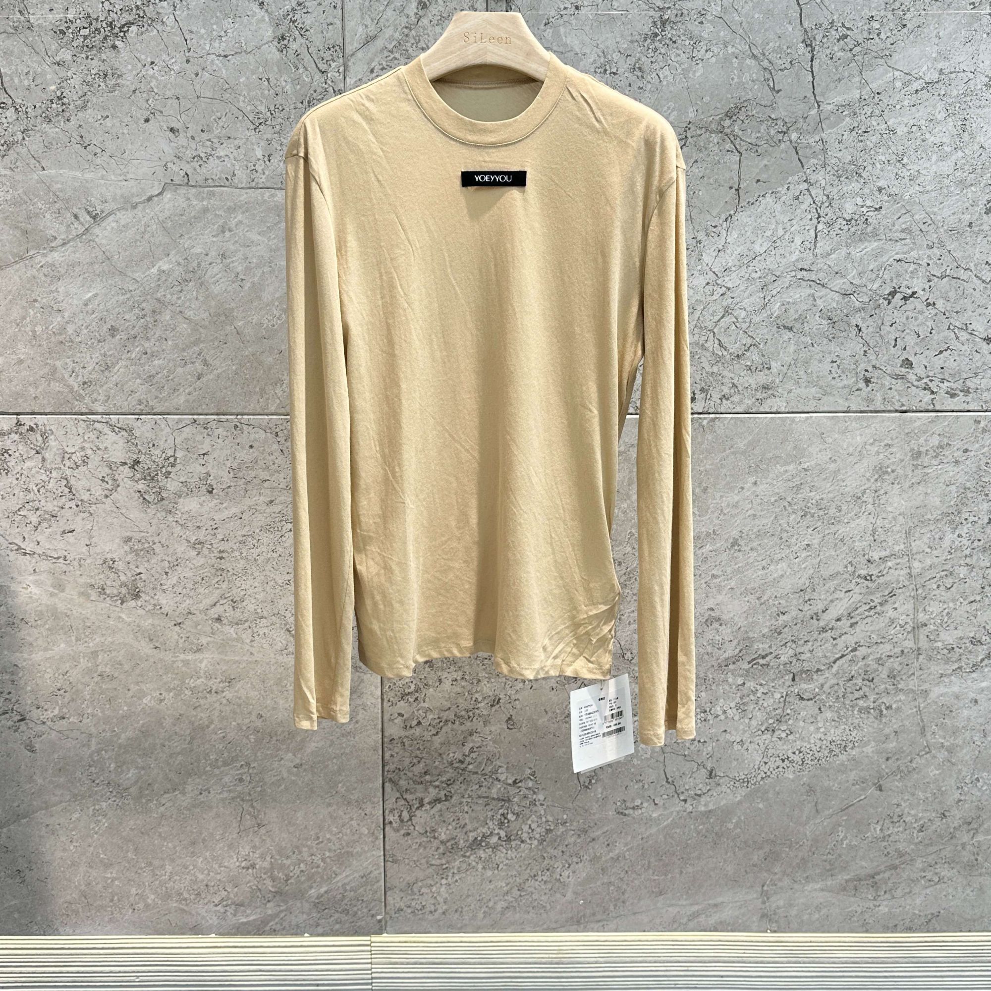 yoeyyou24秋新款百搭T恤衫YTAW423208