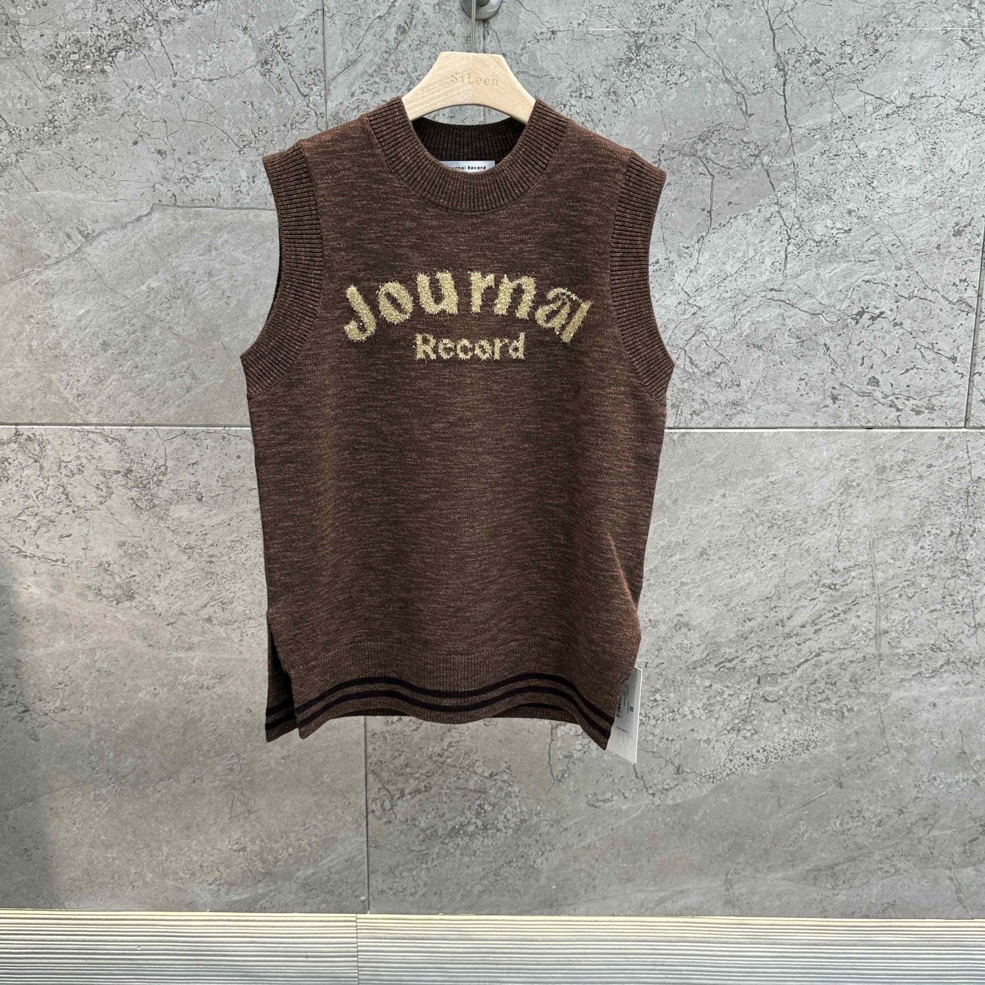 journal record24秋新款针织套头衫JWGBAS218258