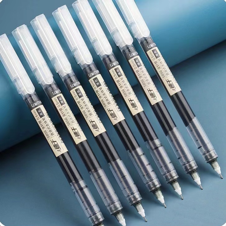 456K亗速干直液式走珠笔6支丨大力涵耳套