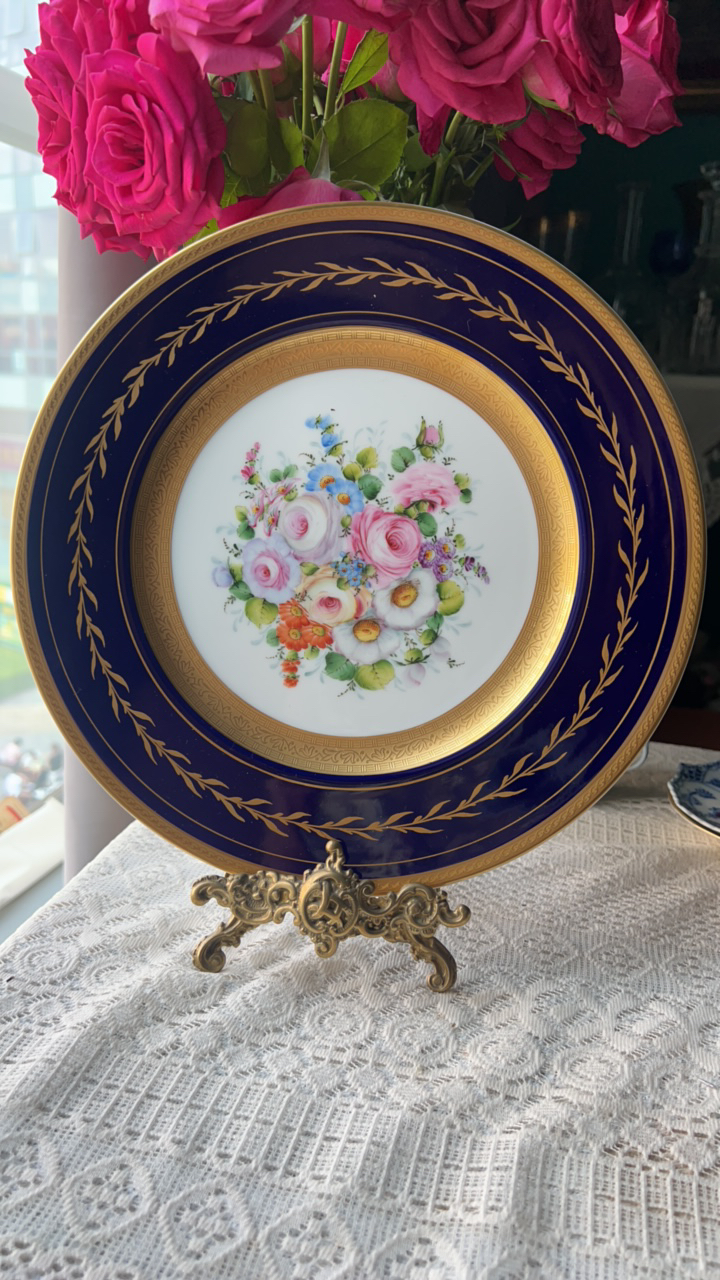 德国手绘鎏金盘品美