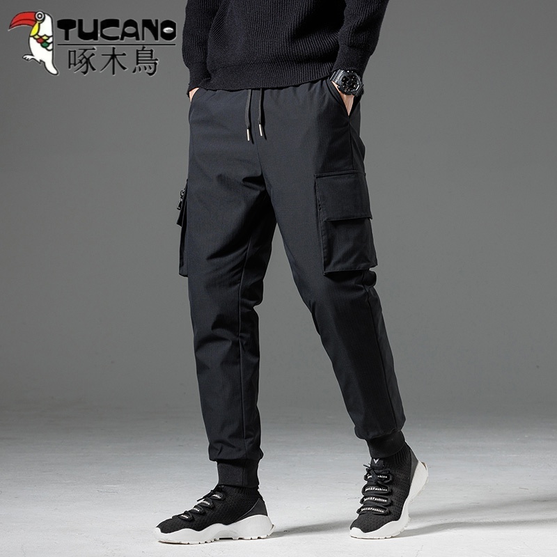 TUCANO/啄木鳥冬季潮牌防寒羽绒裤男士色多口袋时尚百搭潮流保暖