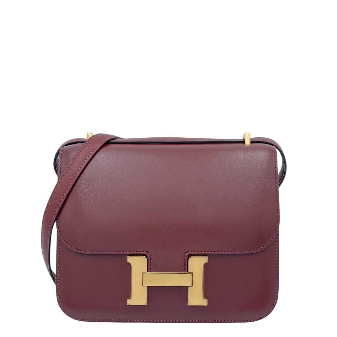 99新 Hermes/爱马仕 康康19 D（2019年）box爱马仕红金扣1206a4