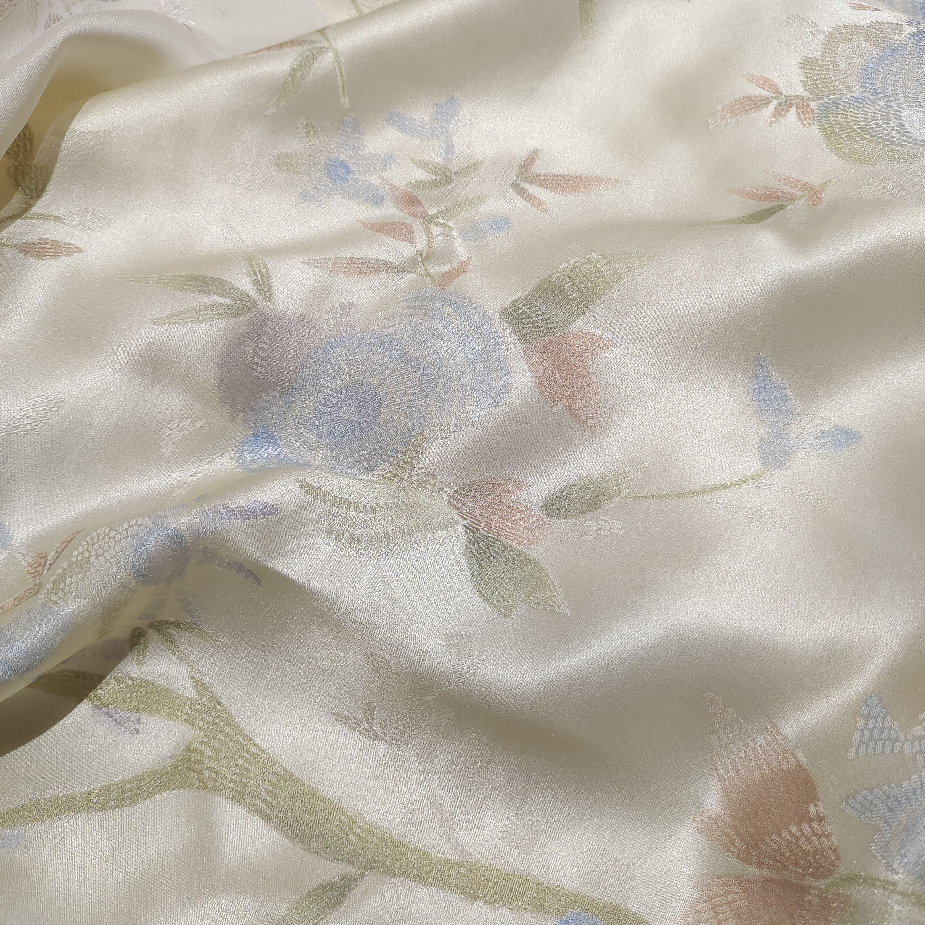 【剪花】100桑蚕丝定制面料【不支持7天无理由】