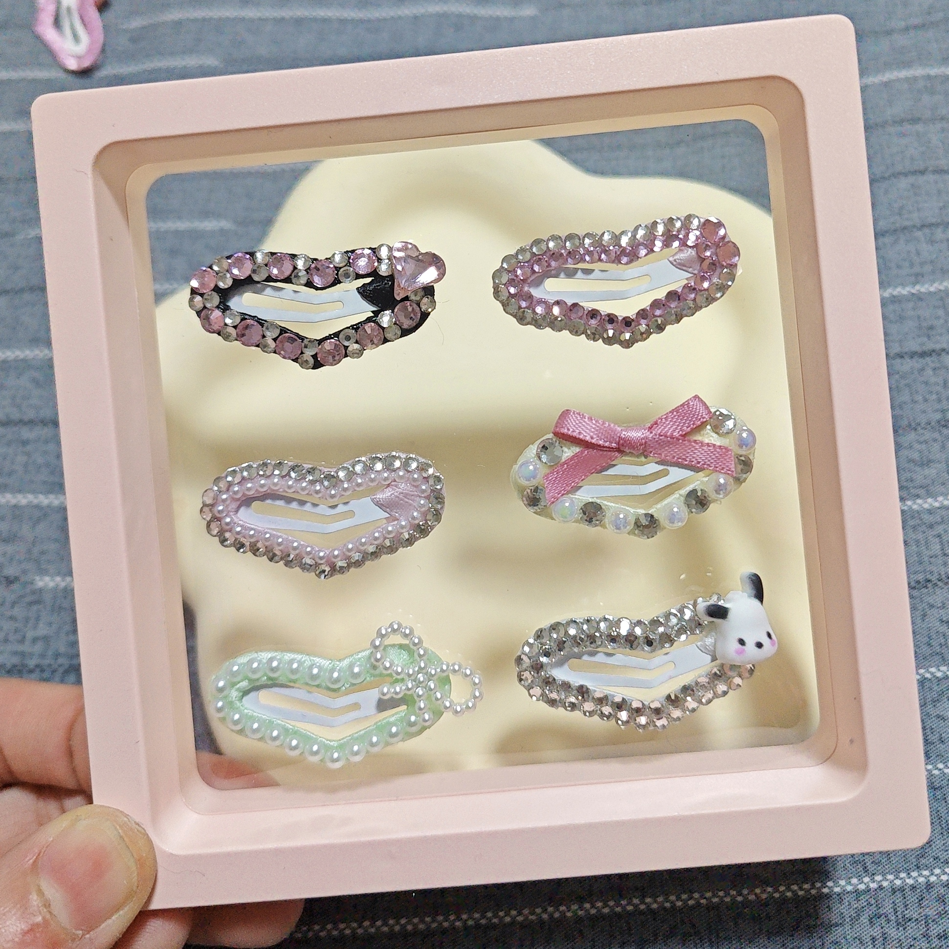 爱心宠物bb夹发夹狗狗发夹小狗头饰狗狗头饰发夹饰品小发卡碎发夹