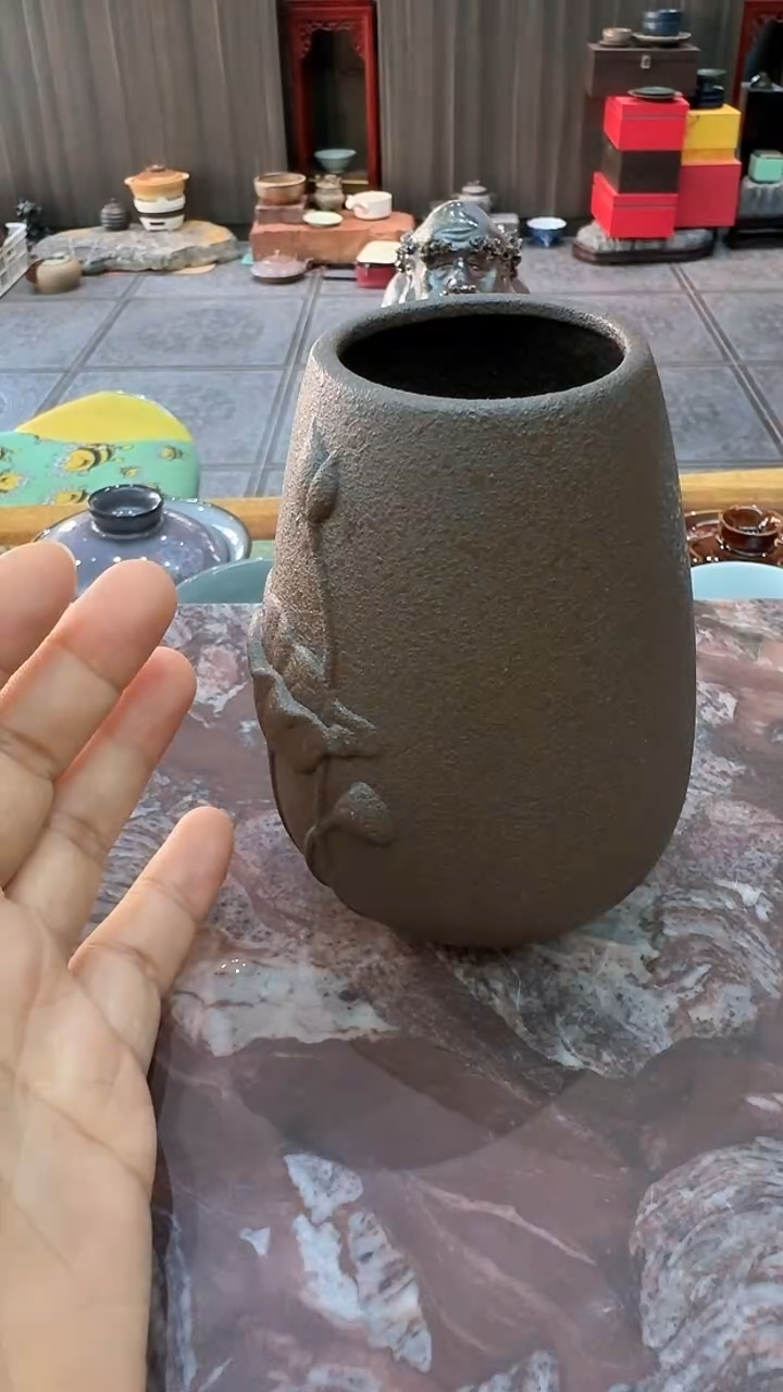 【闪购商品】粗陶花入，，，，，，