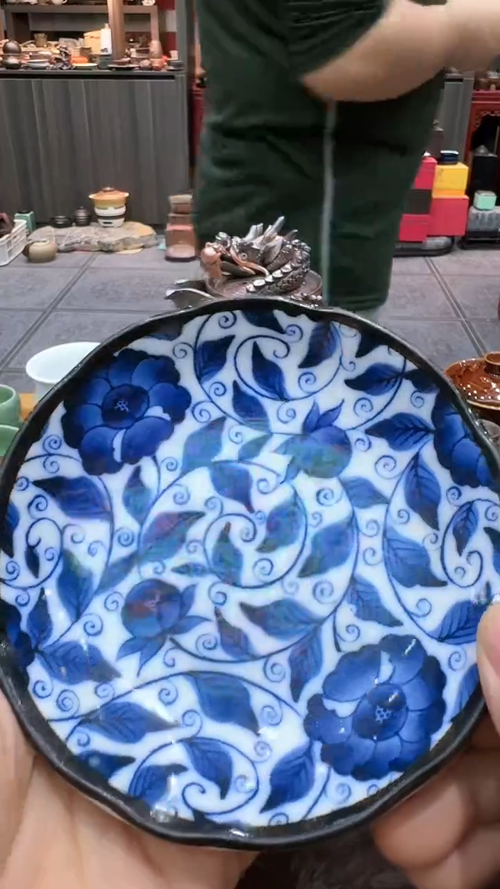 【闪购商品】手绘青花壶承。。。。瓷