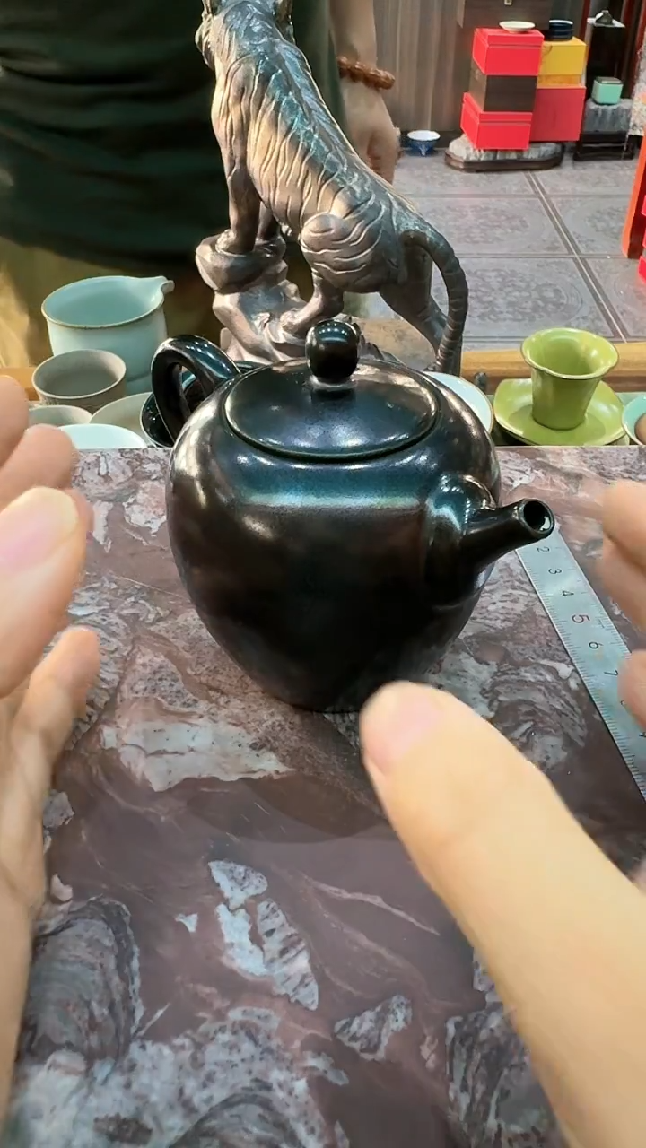 【闪购商品】天木釉雨滴壶。。。。陶