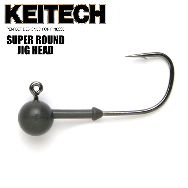 日本进口 KEITECH Super Round Jig Head 钨树脂头高比重铅头钩