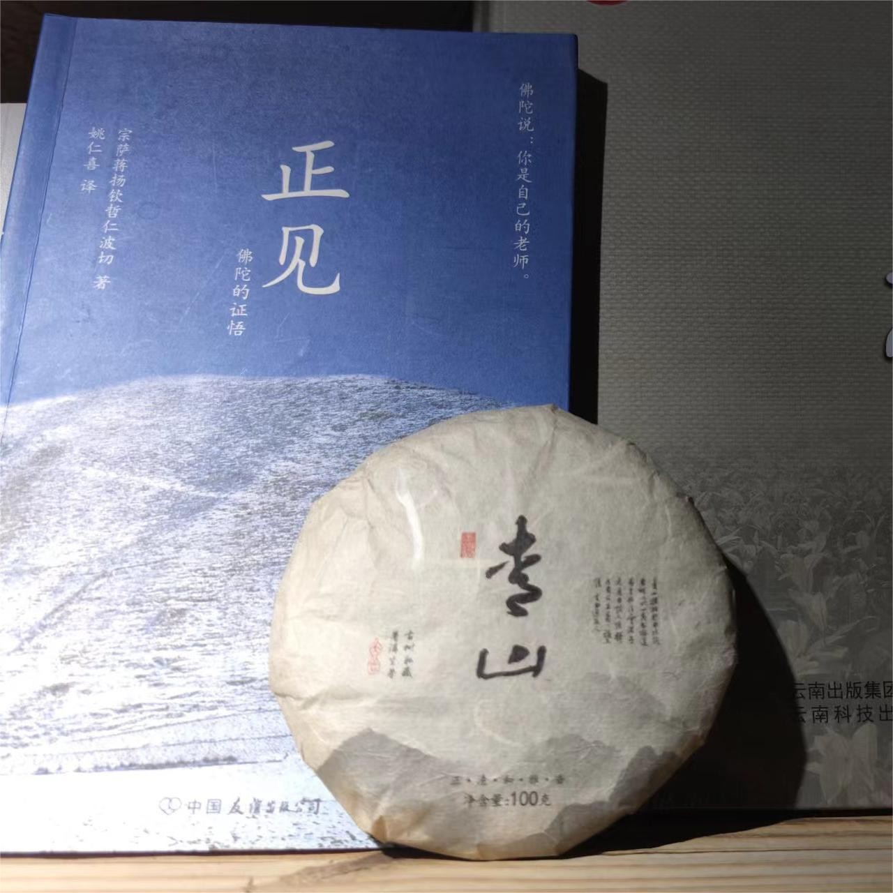 金泓豆2022年云南古树普洱茶百年古树青山生茶100克饼茶
