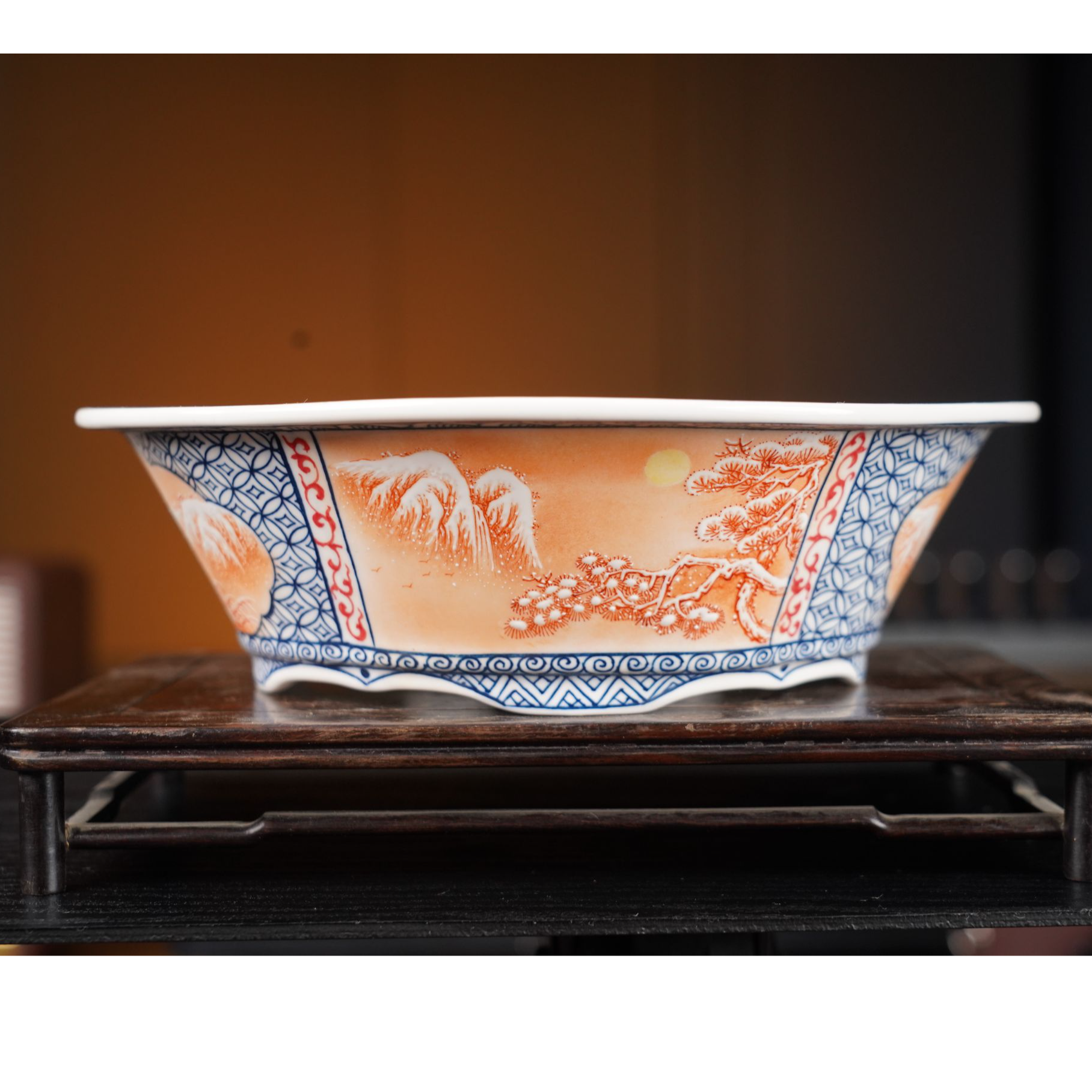 中景盆艺官方正版手绘花盆