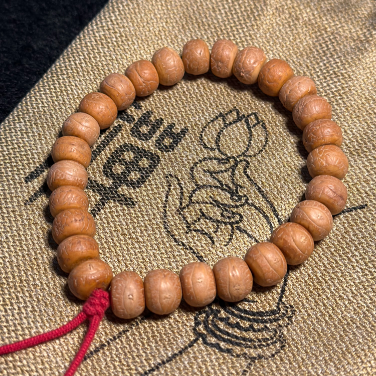 原生态尼泊尔凤眼菩提子手持藏式佛珠念珠14mm左右多样性发