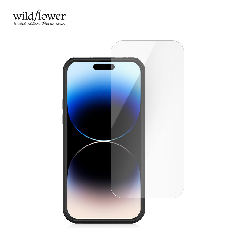Wildflower钢化膜适用苹果iPhone15/14/13/Pro/Max玻璃手机保护膜