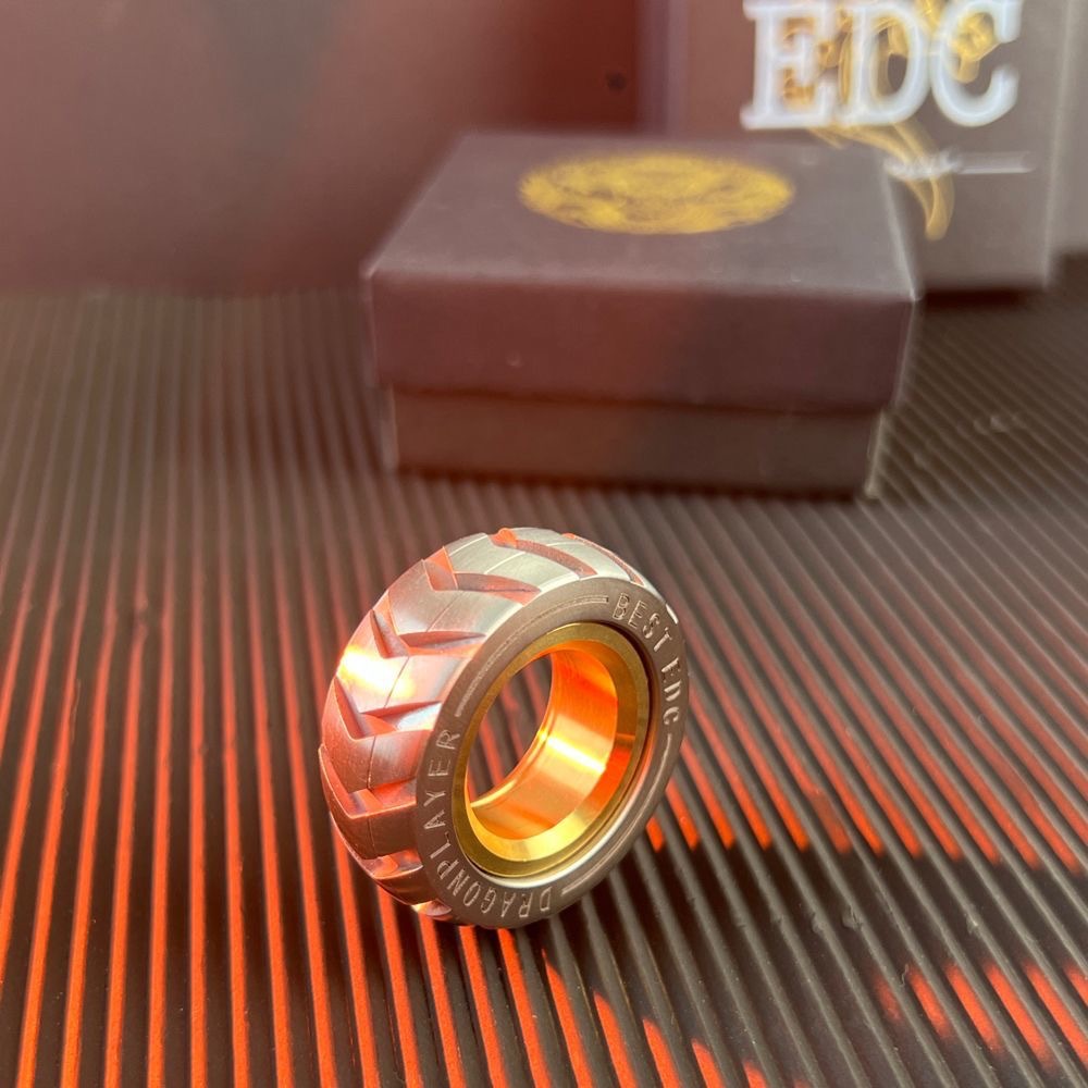 ACEdc机械指环I代 指尖陀螺戒指拨动解压玩具金属成人 老铁匠edc