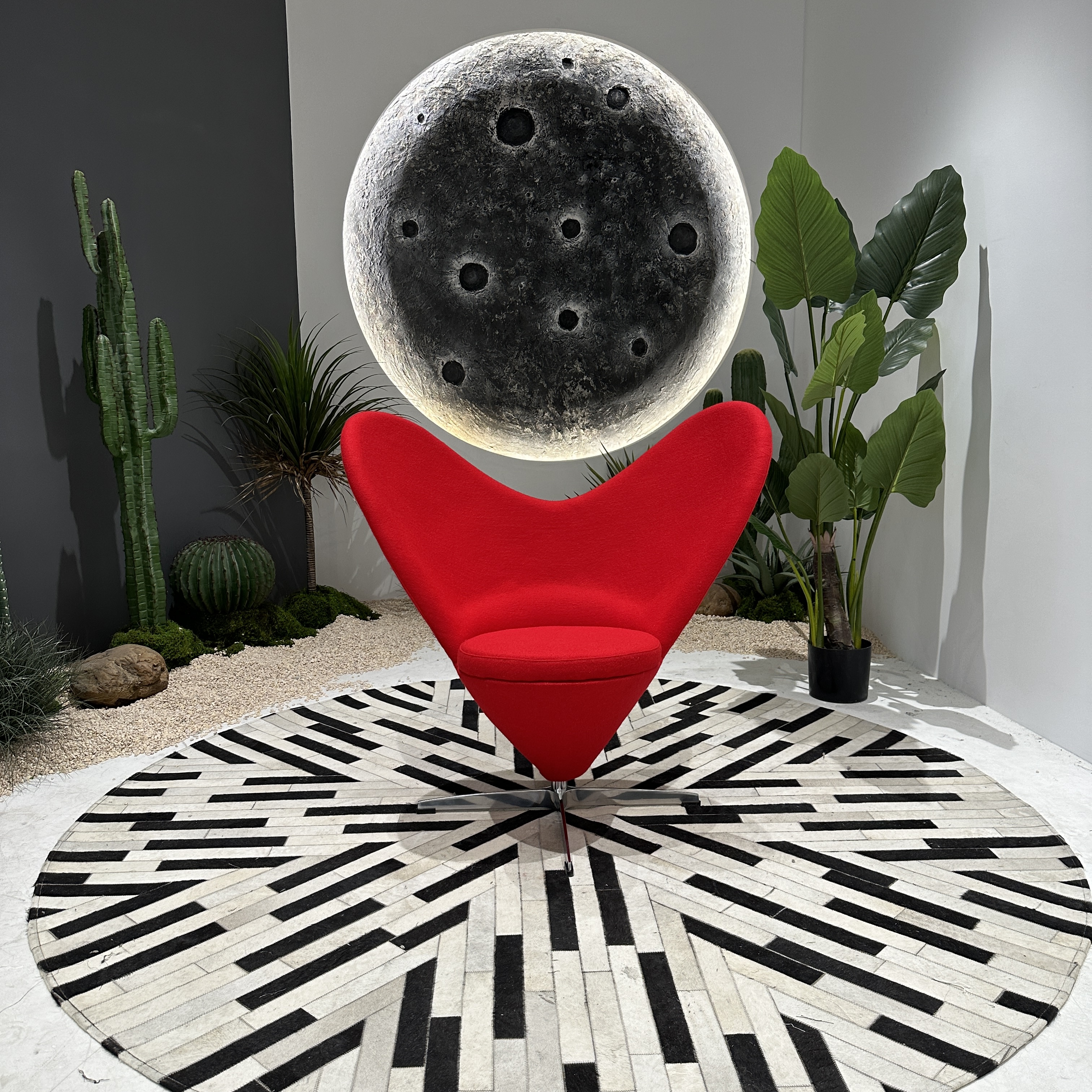 爱心沙发意式极简个性时尚款设计款衣帽间沙发客厅沙发心型沙发椅