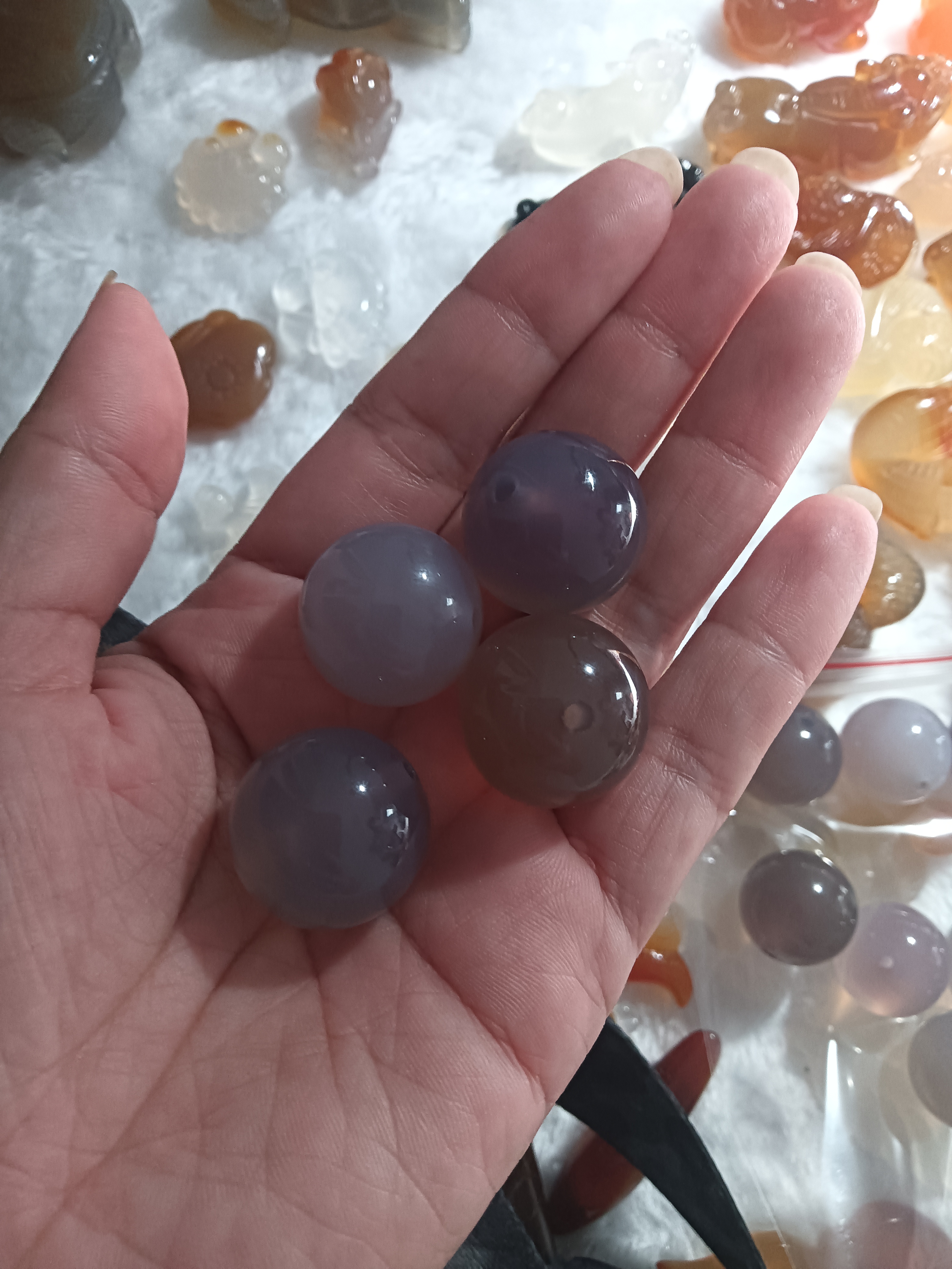 天然玛瑙珠子卡20珠