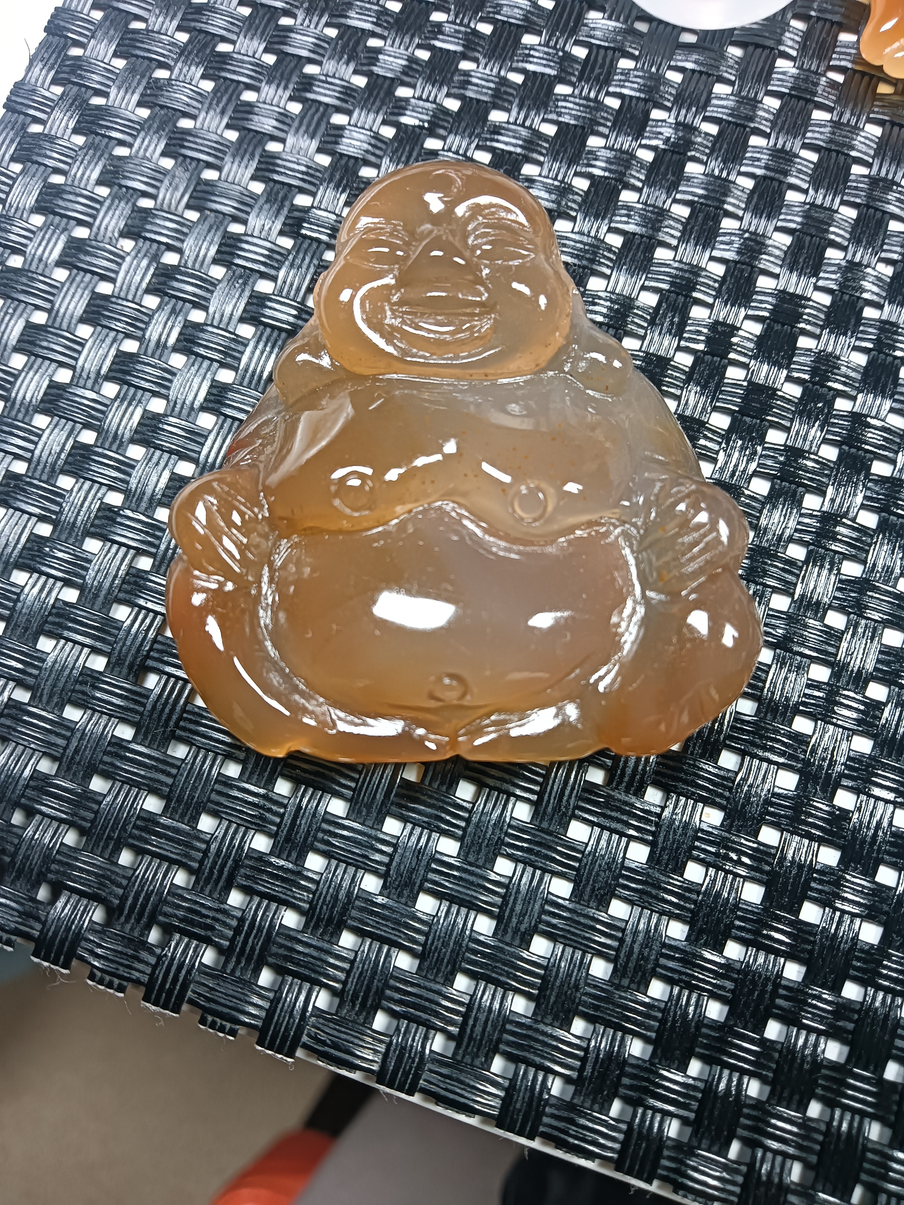 玛瑙弥勒佛挂坠男女通用