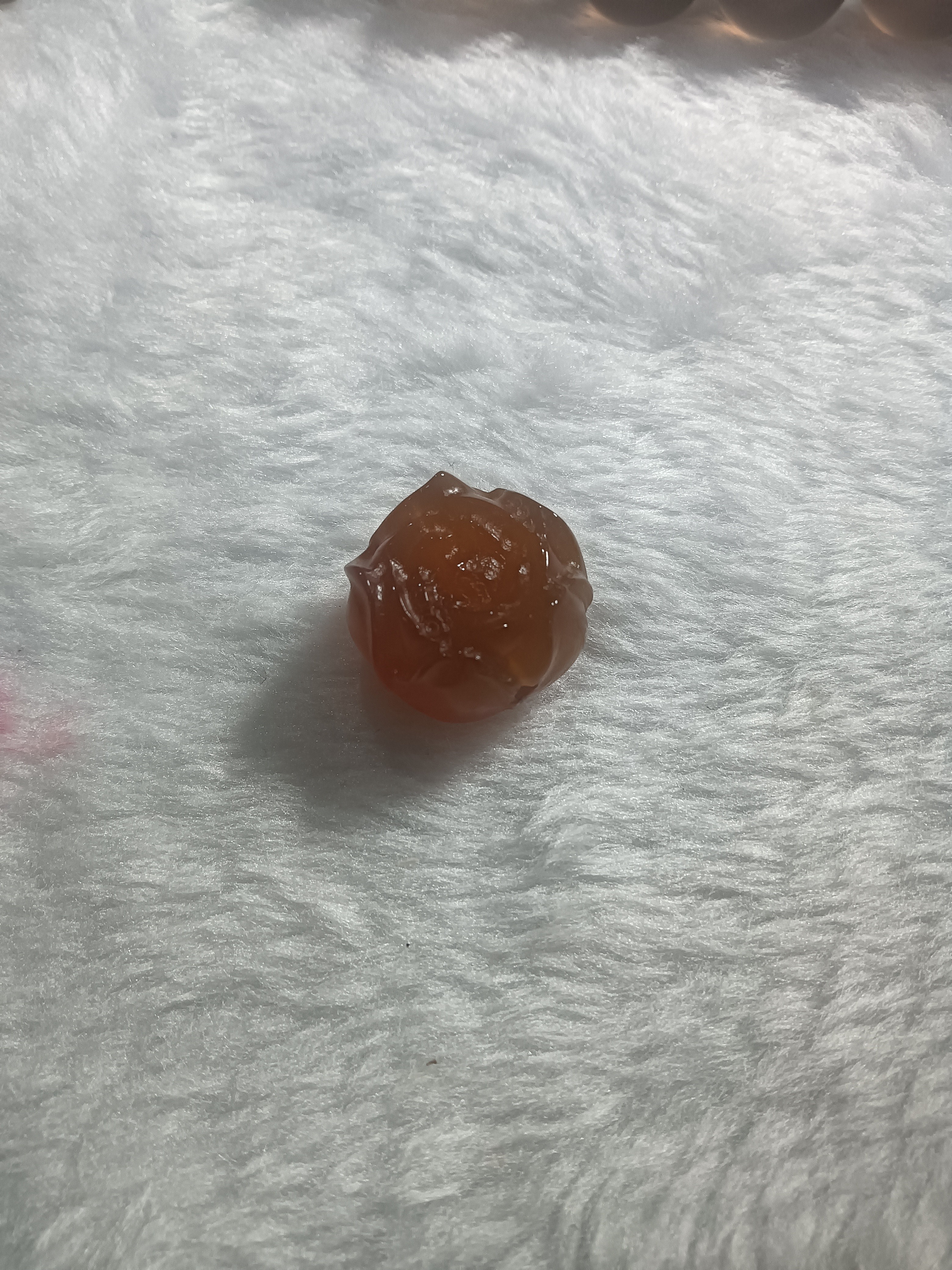 玛瑙珠子雕刻花糖色