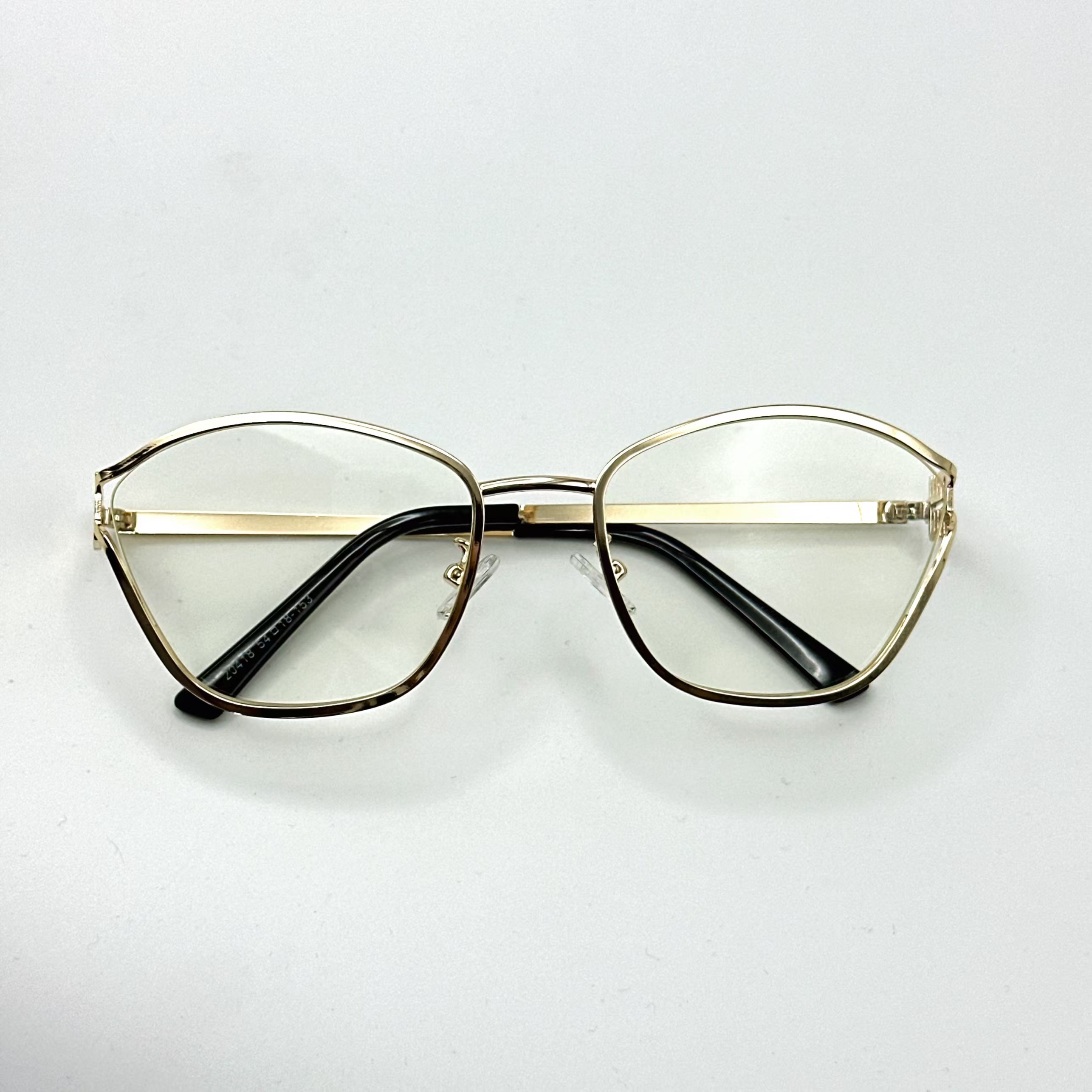 【1629】妹妹家金色防蓝光平光镜可配近视网红个性防紫外线街拍潮流