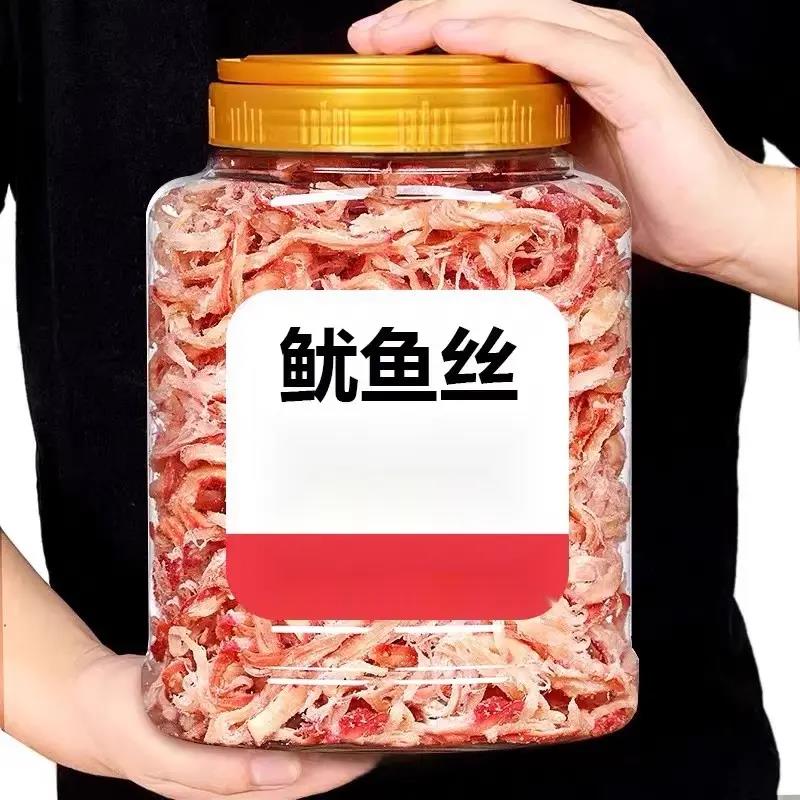 鱿鱼条即食克手撕罐装鱿鱼条干鱿鱼丝大包装散装优选零食美味