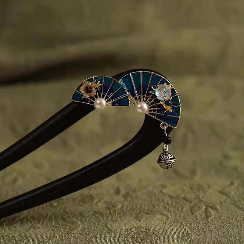 民族风U型簪古典手工木发簪日常旗袍中式简约发簪子