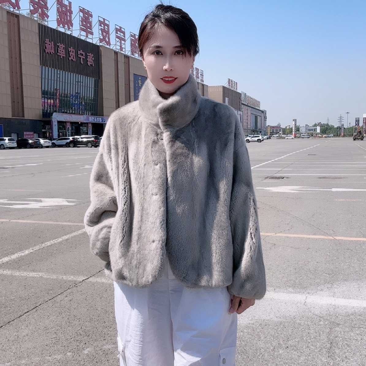 8330款冬季新款水貂外套