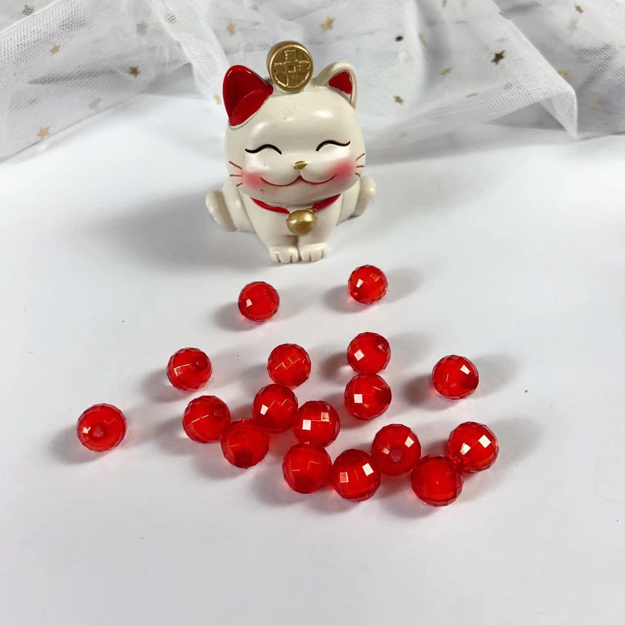 冬青果切面珠红色